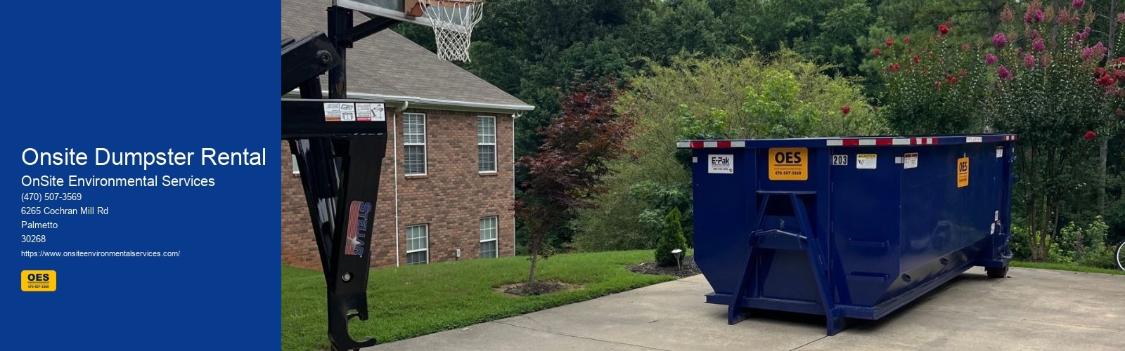 Onsite Dumpster Rental