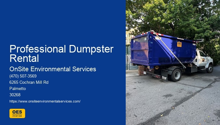 Debris Dumpster Rental Services