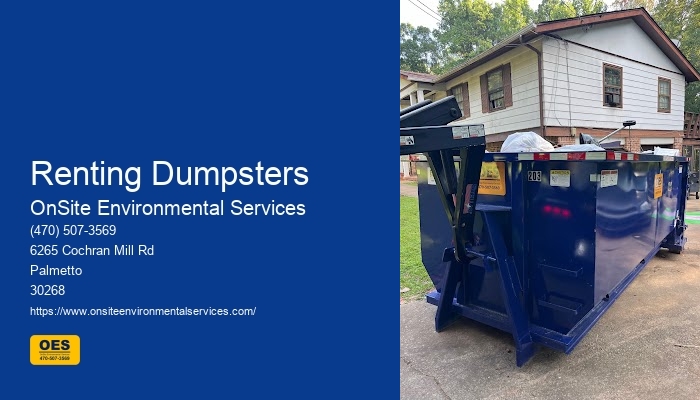 Onsite Dumpster Service