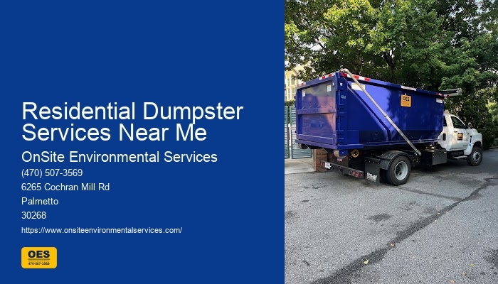 Commercial Dumpster Rental