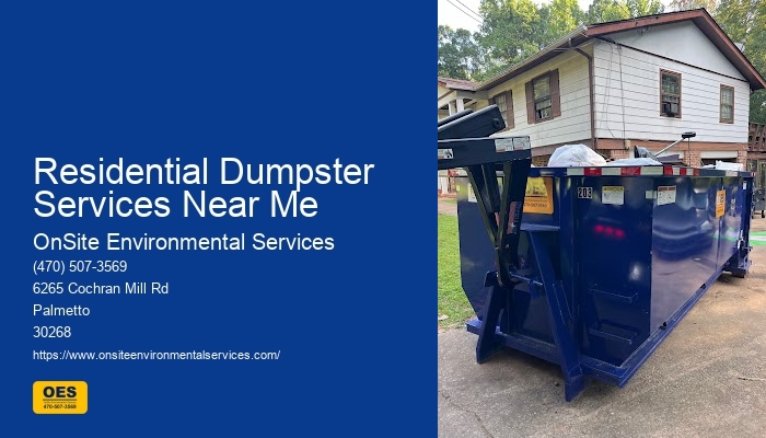 Dumpster Rental Service