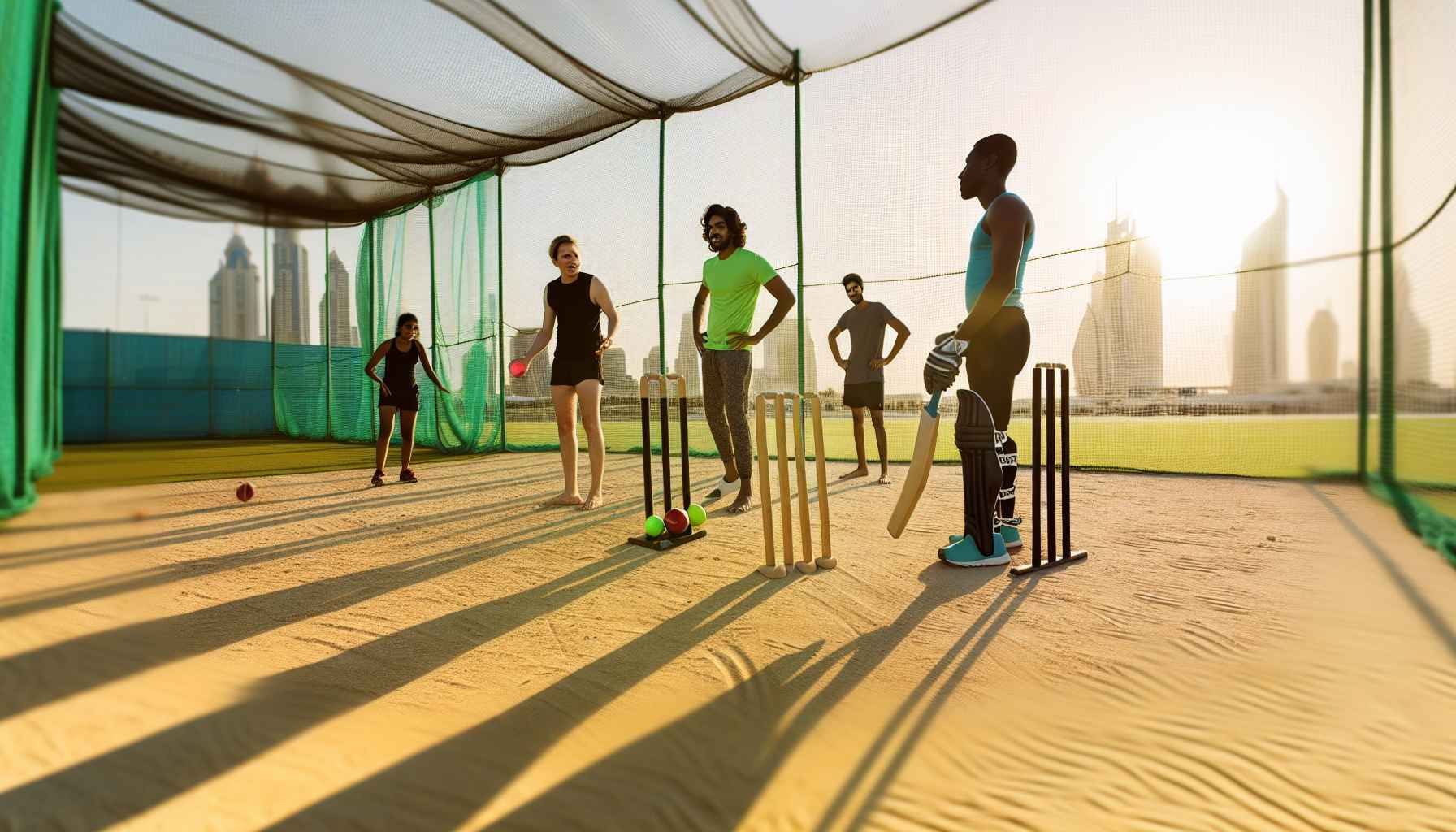 Suitable Time Ports and Accessibility for Open Cricket Nets in Dubai