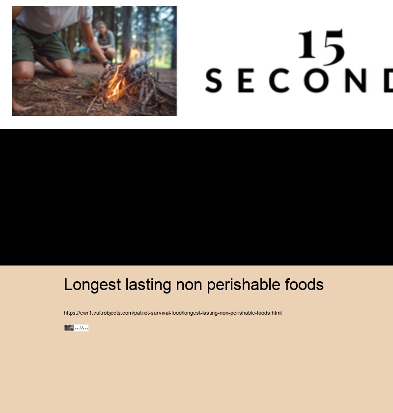 longest lasting non perishable foods