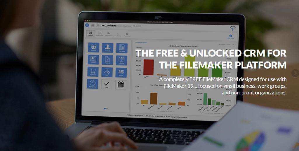 FileMaker CRM template free