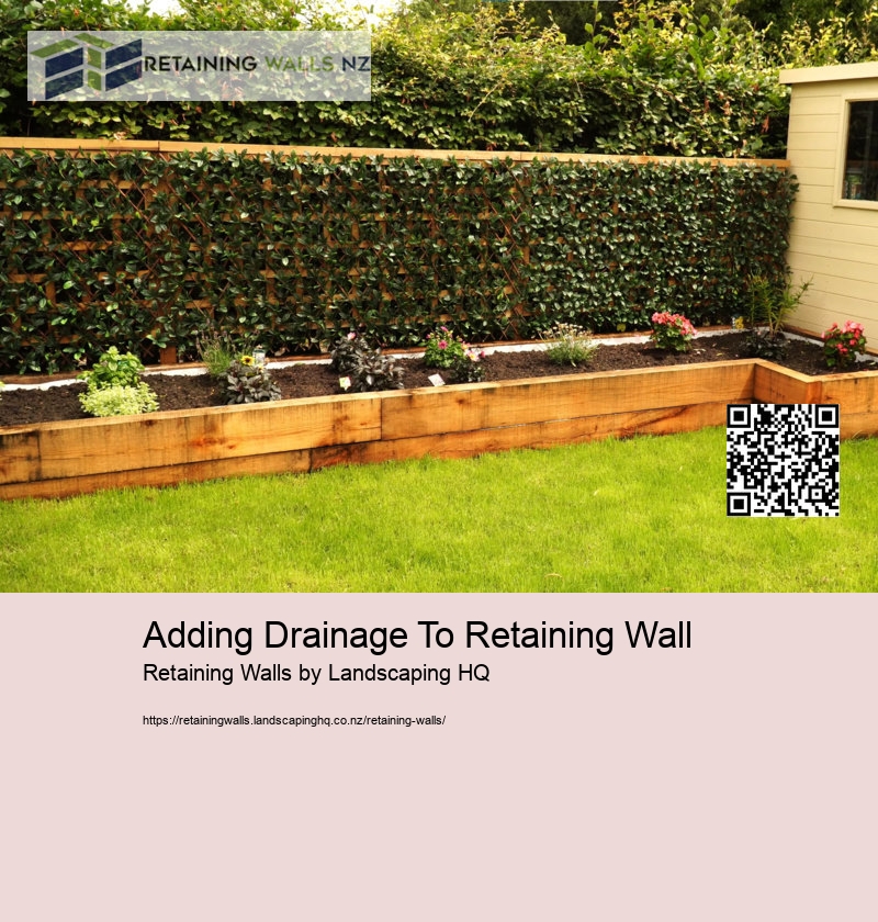 Adding Drainage To Retaining Wall