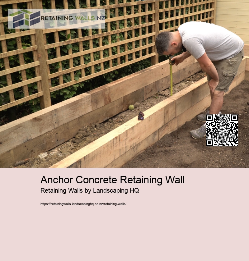 Anchor Concrete Retaining Wall