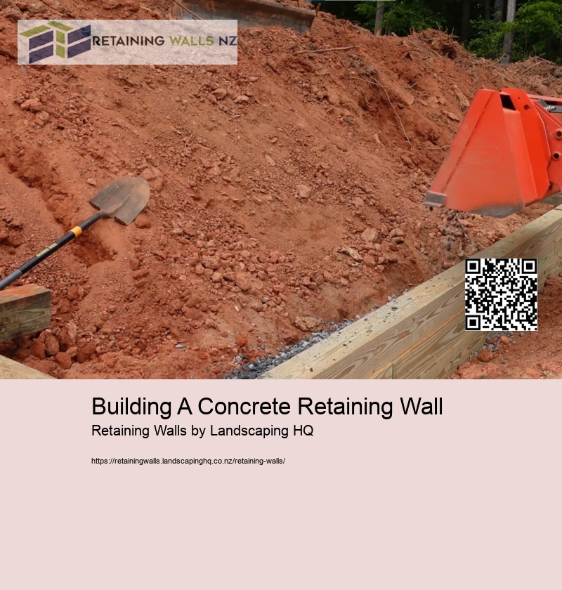 Building A Concrete Retaining Wall