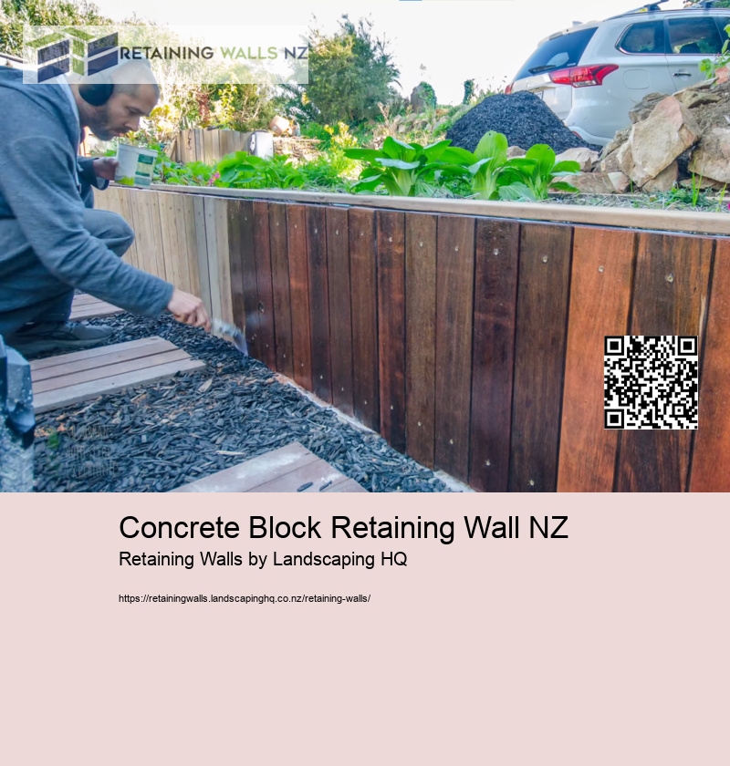 Concrete Block Retaining Wall NZ