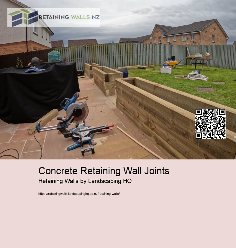 Concrete Retaining Wall Joints