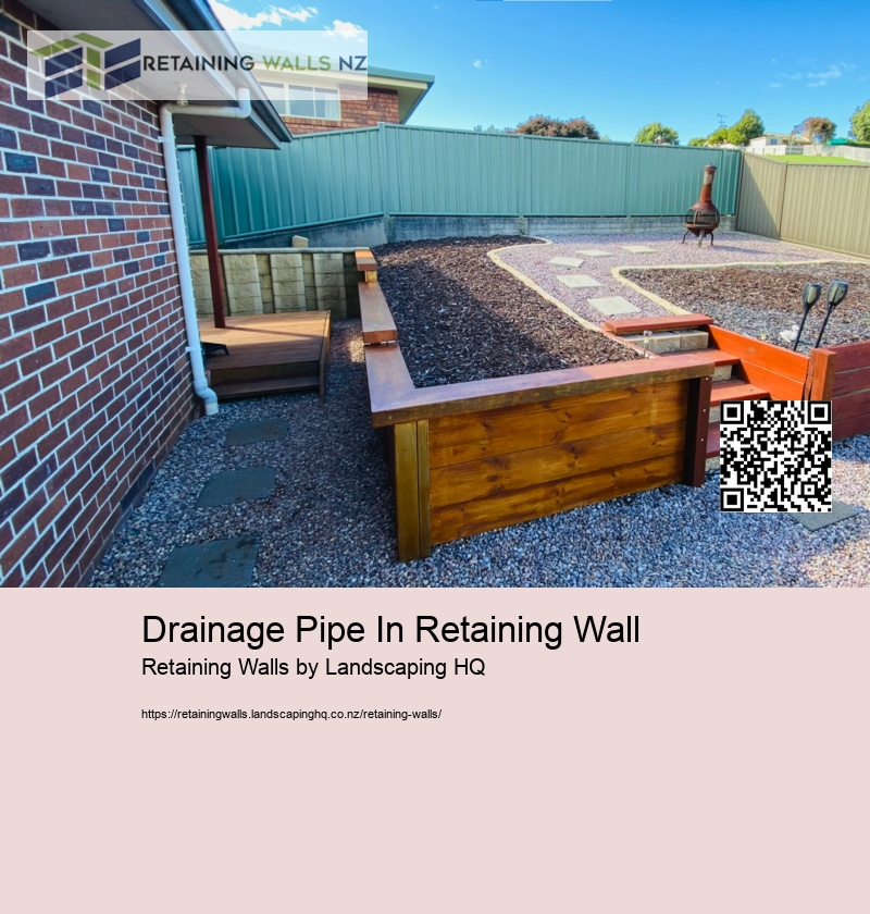 Drainage Pipe In Retaining Wall