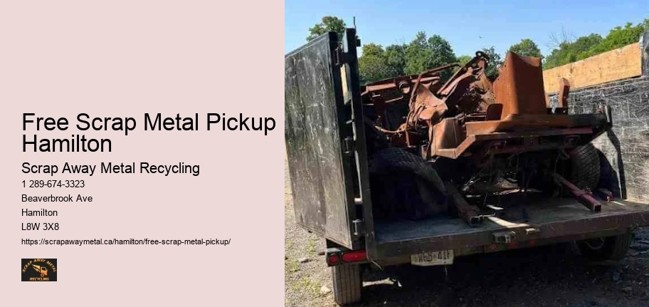 Free Scrap Metal Pickup Hamilton