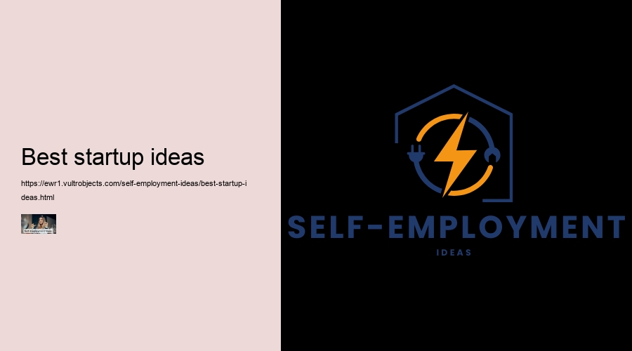 best startup ideas