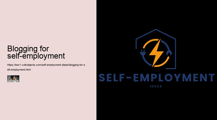 blogging for self-employment