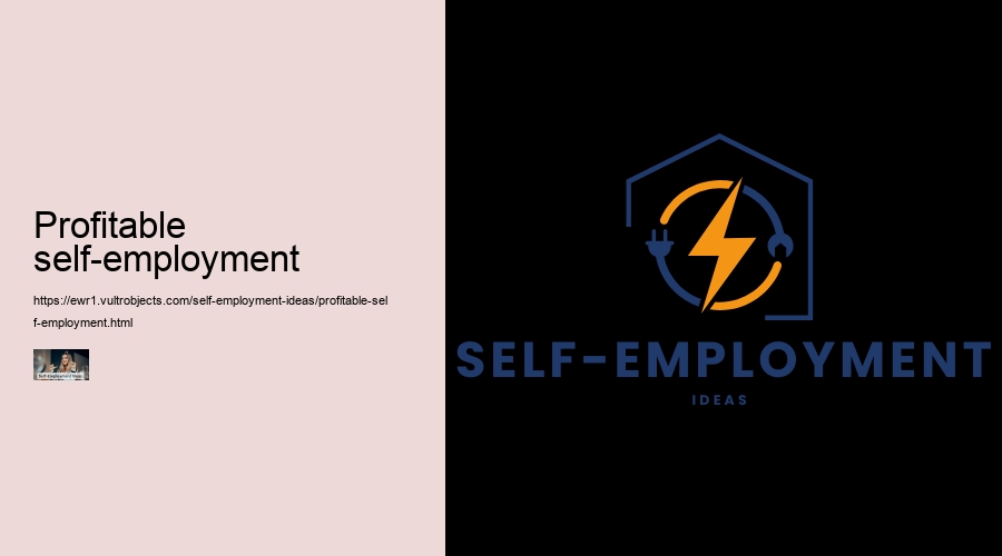 profitable self-employment
