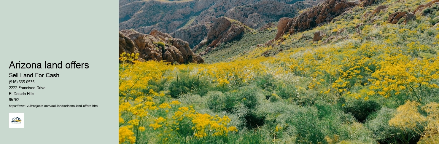 Arizona land offers