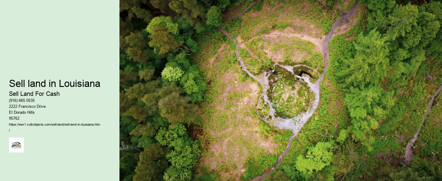 Sell land in Louisiana