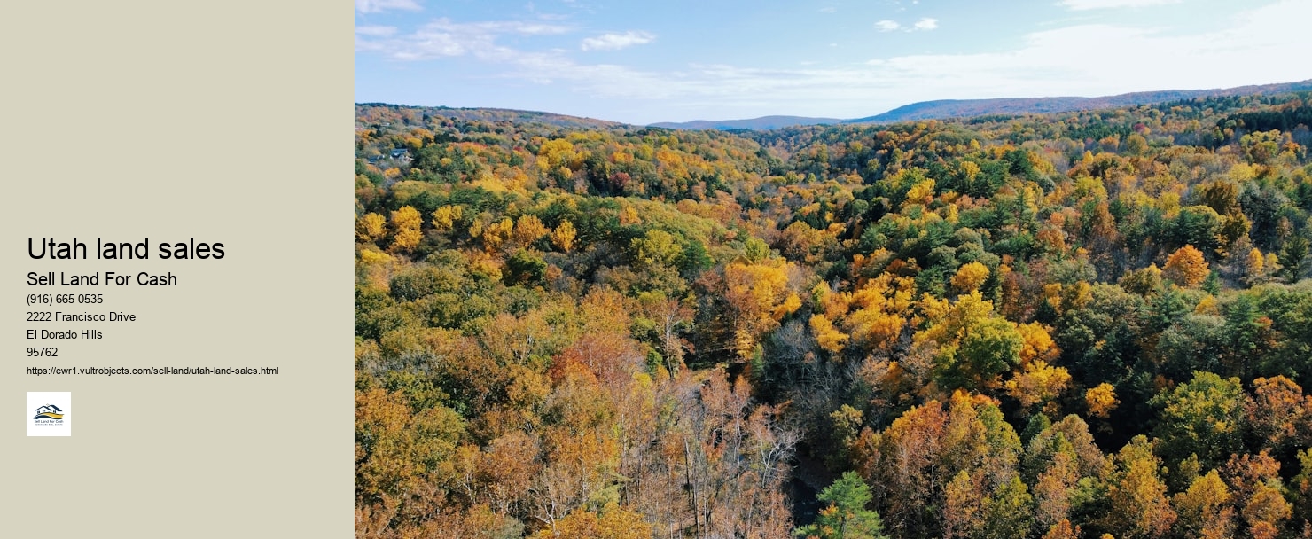 Utah land sales