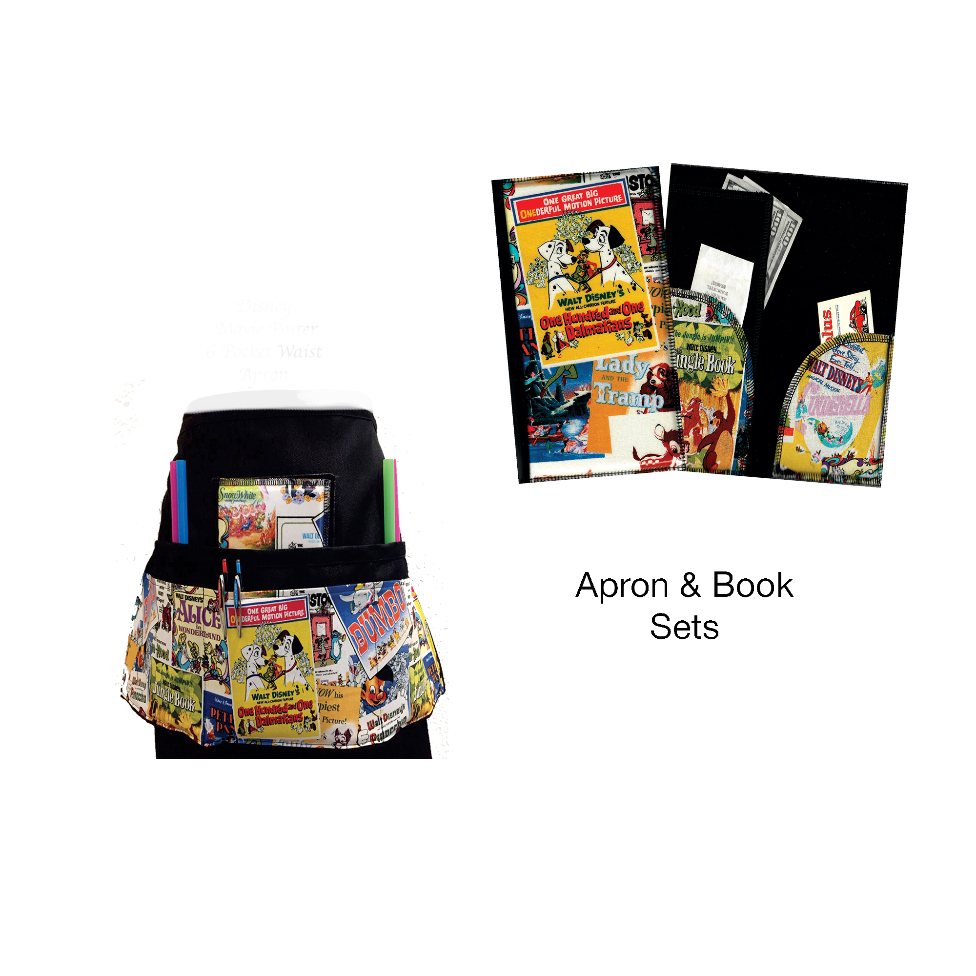 Disney Poster Book & Apron Set