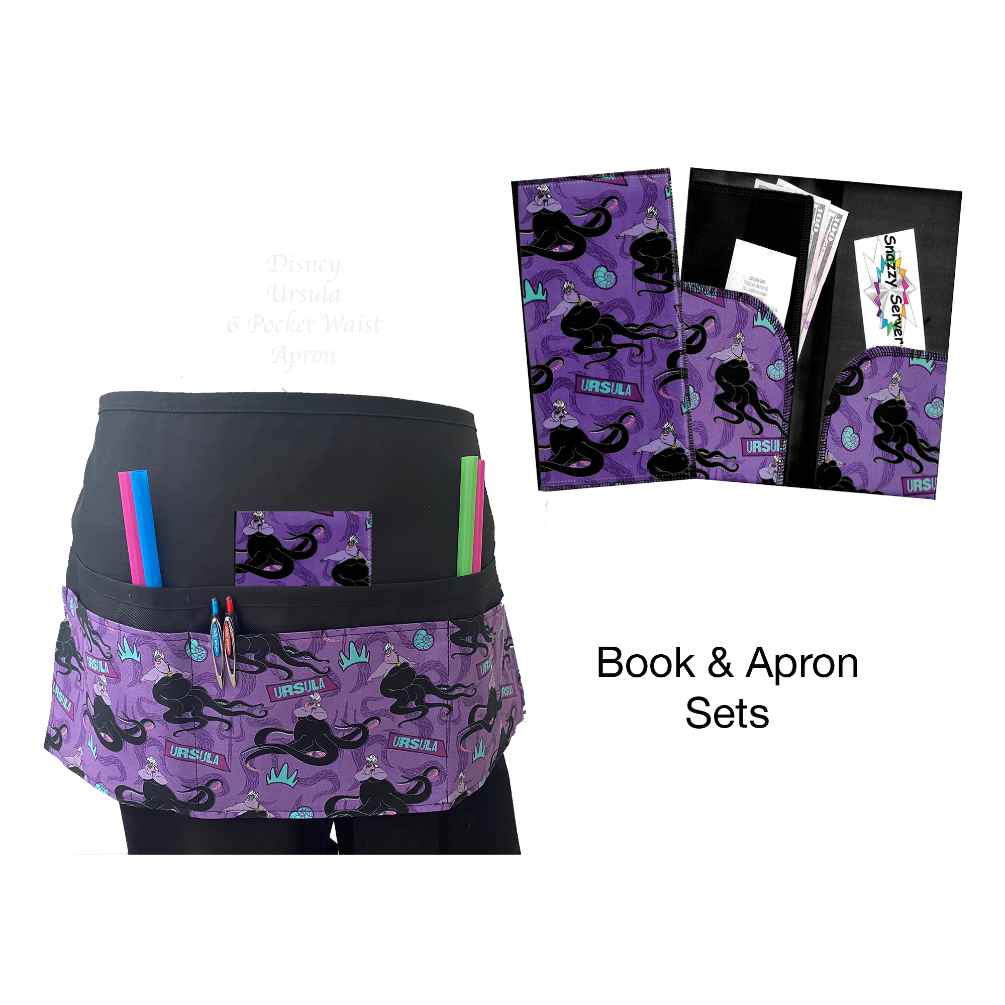 Disney Ursula Book & Apron Set