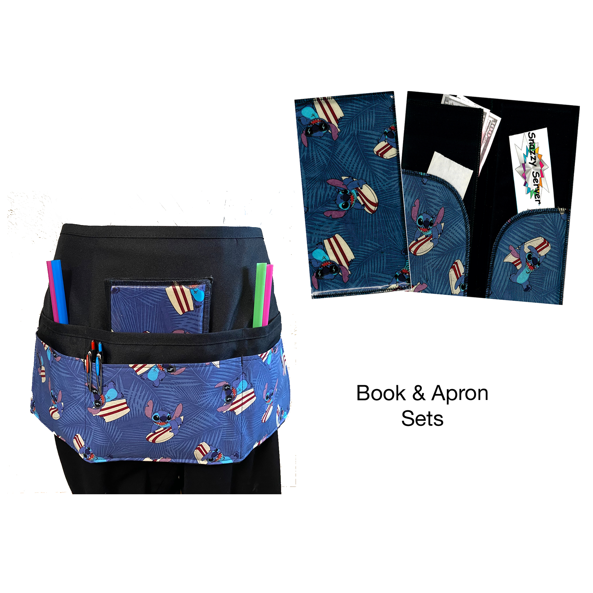 Disney Stitch Book & Apron Set