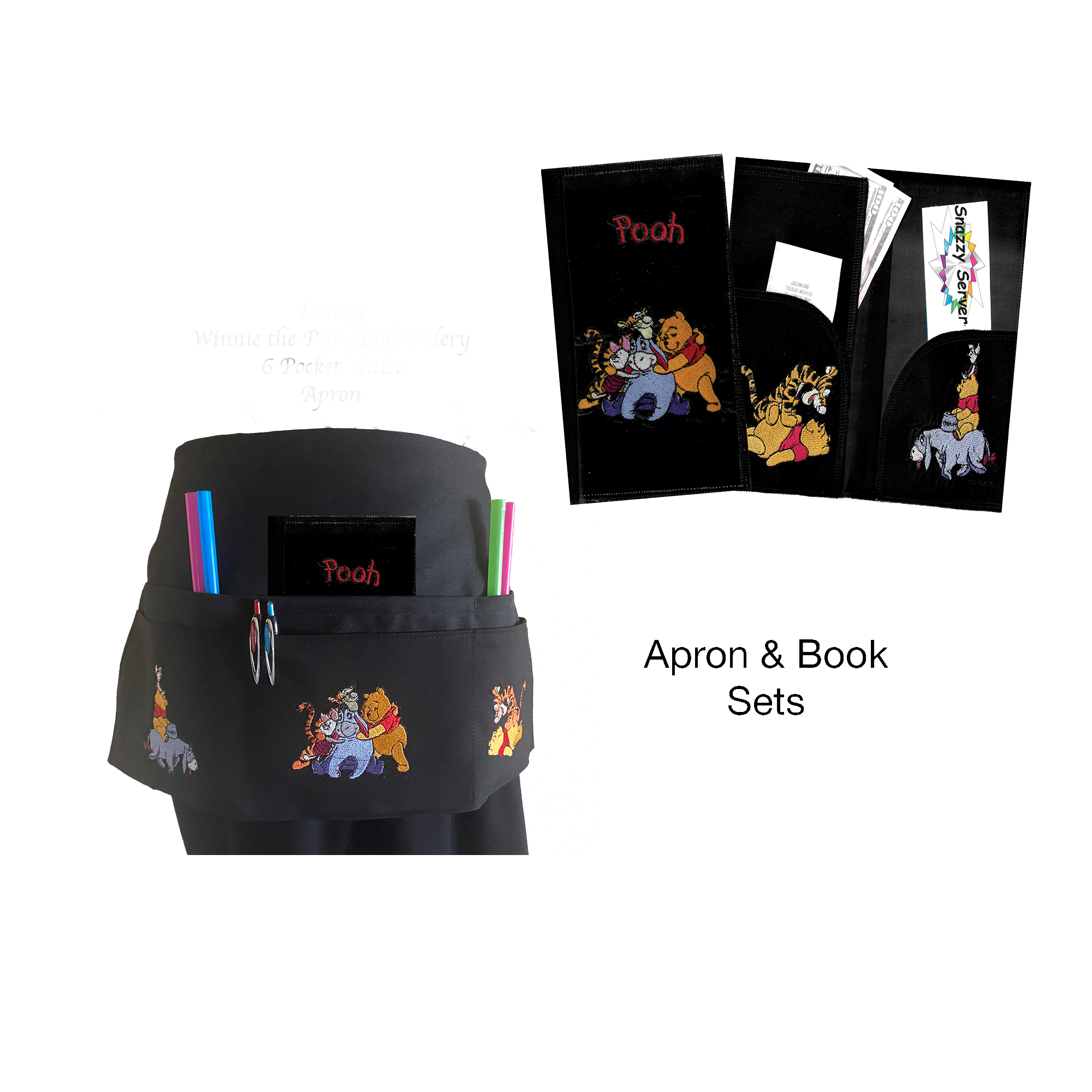 Winnie The Pooh Emb Book & Apron Set