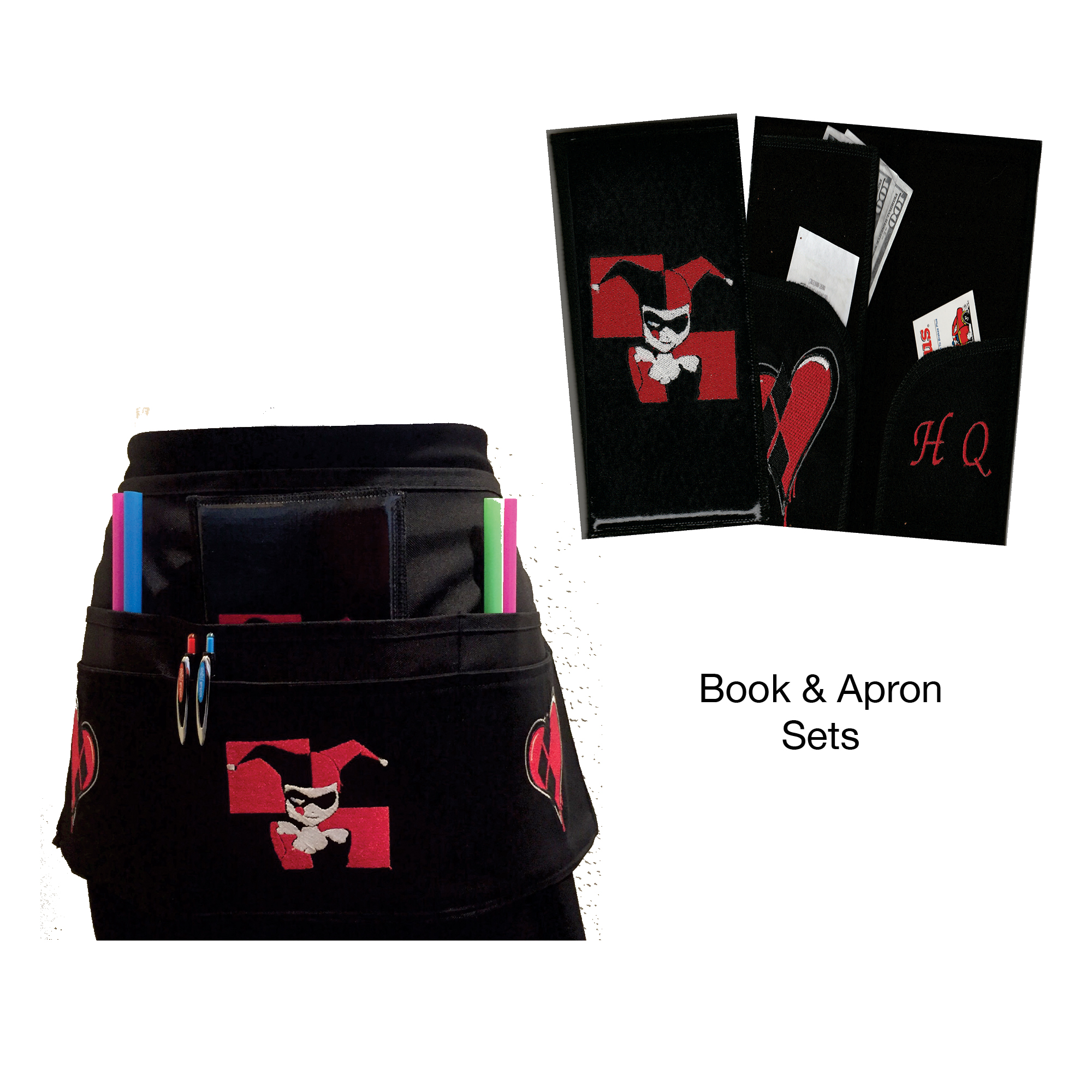 Harley Quinn Book & Apron Set