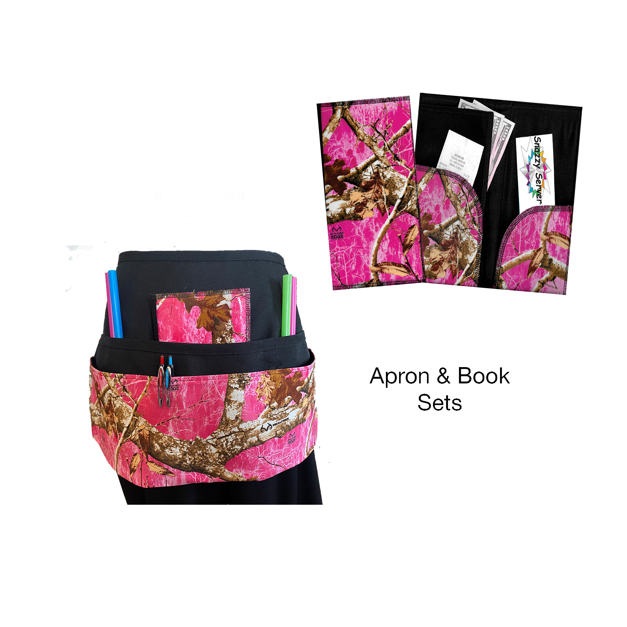 Camo Pink Book & Apron Set