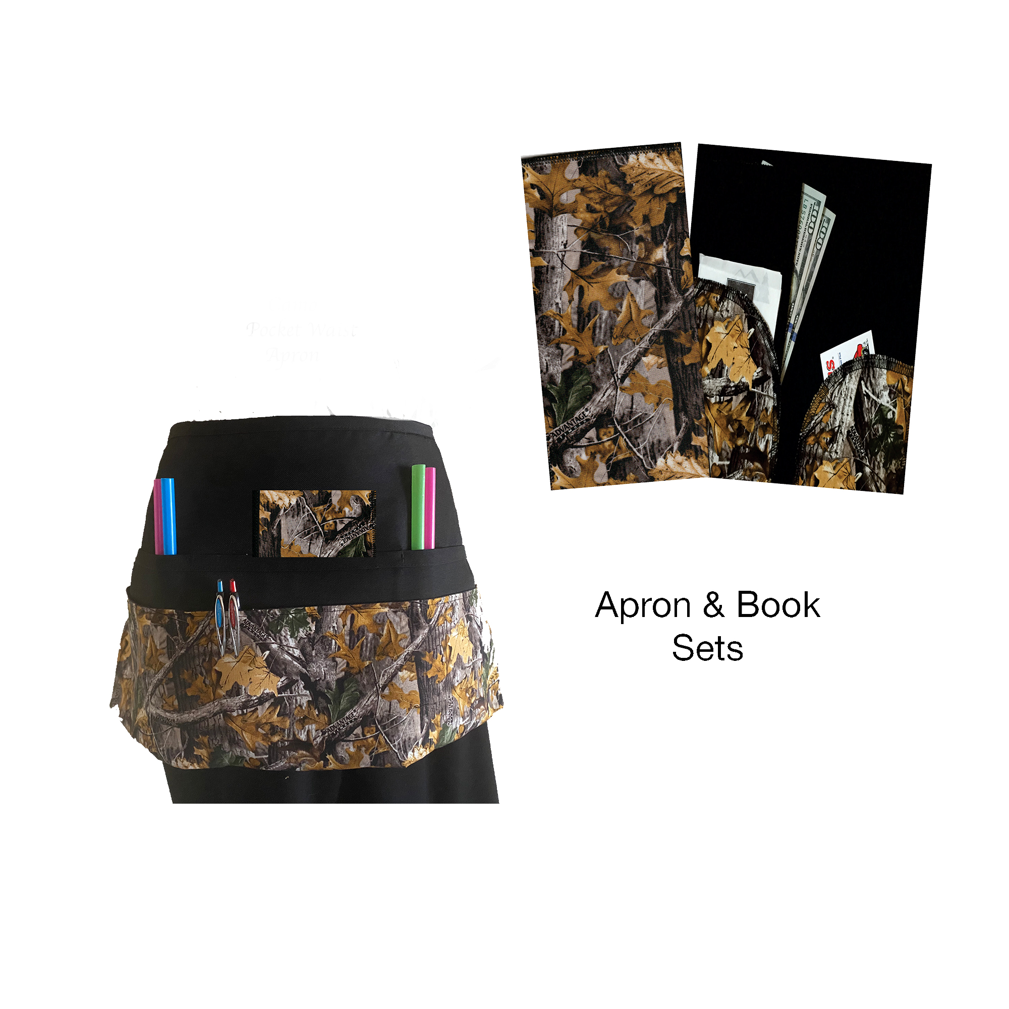 Camo Book & Apron Set