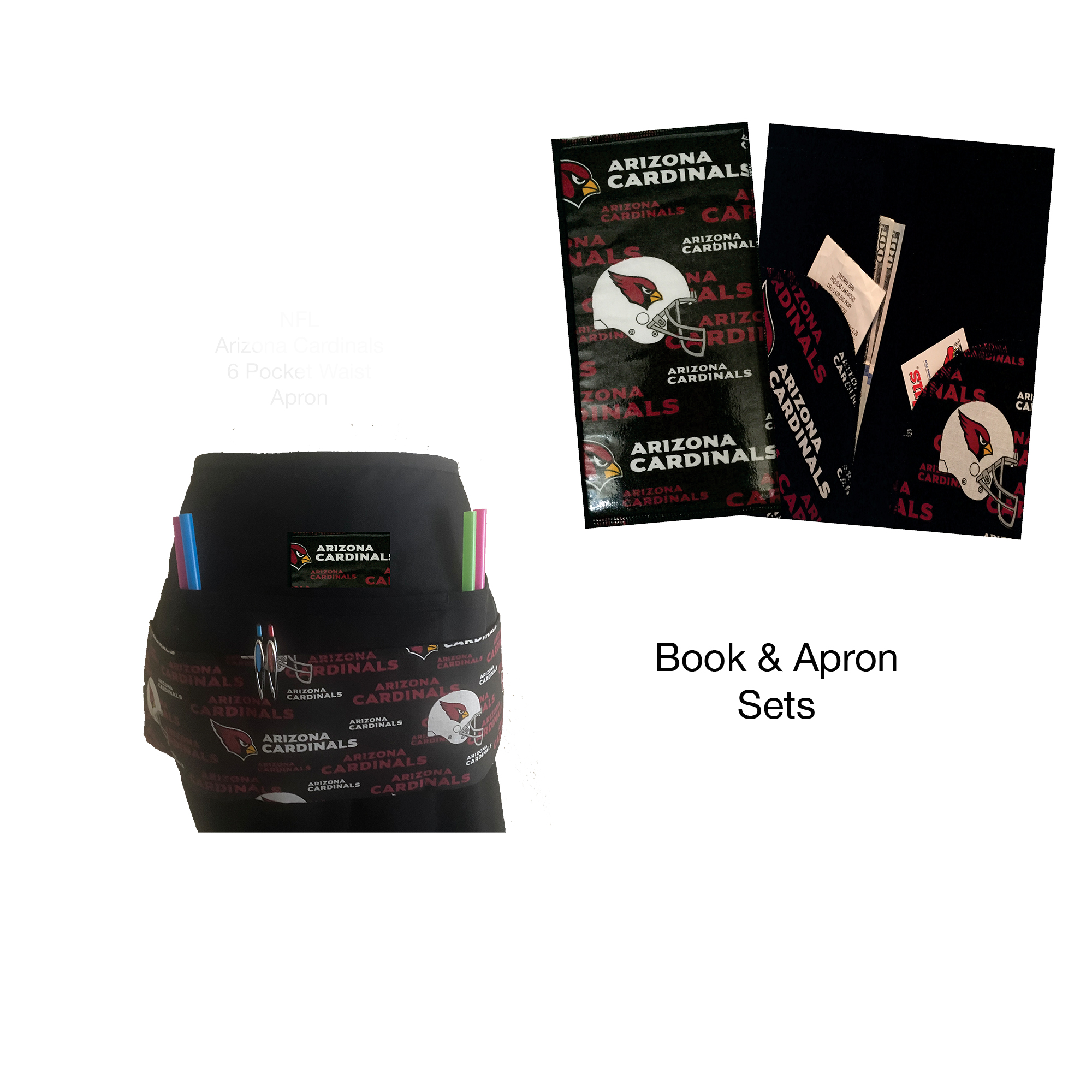 NFL Arizona Cardinals Book & Apron Set