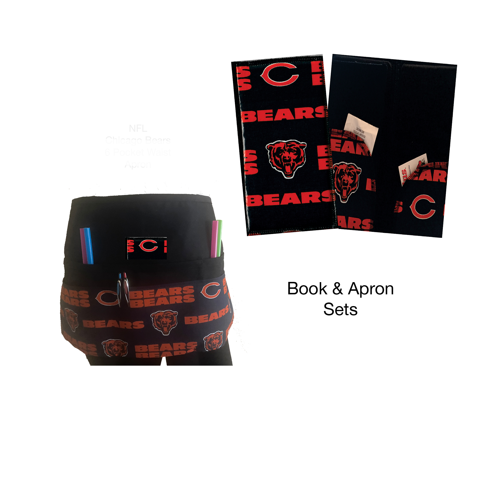 NFL Chicago Bears Book & Apron Set