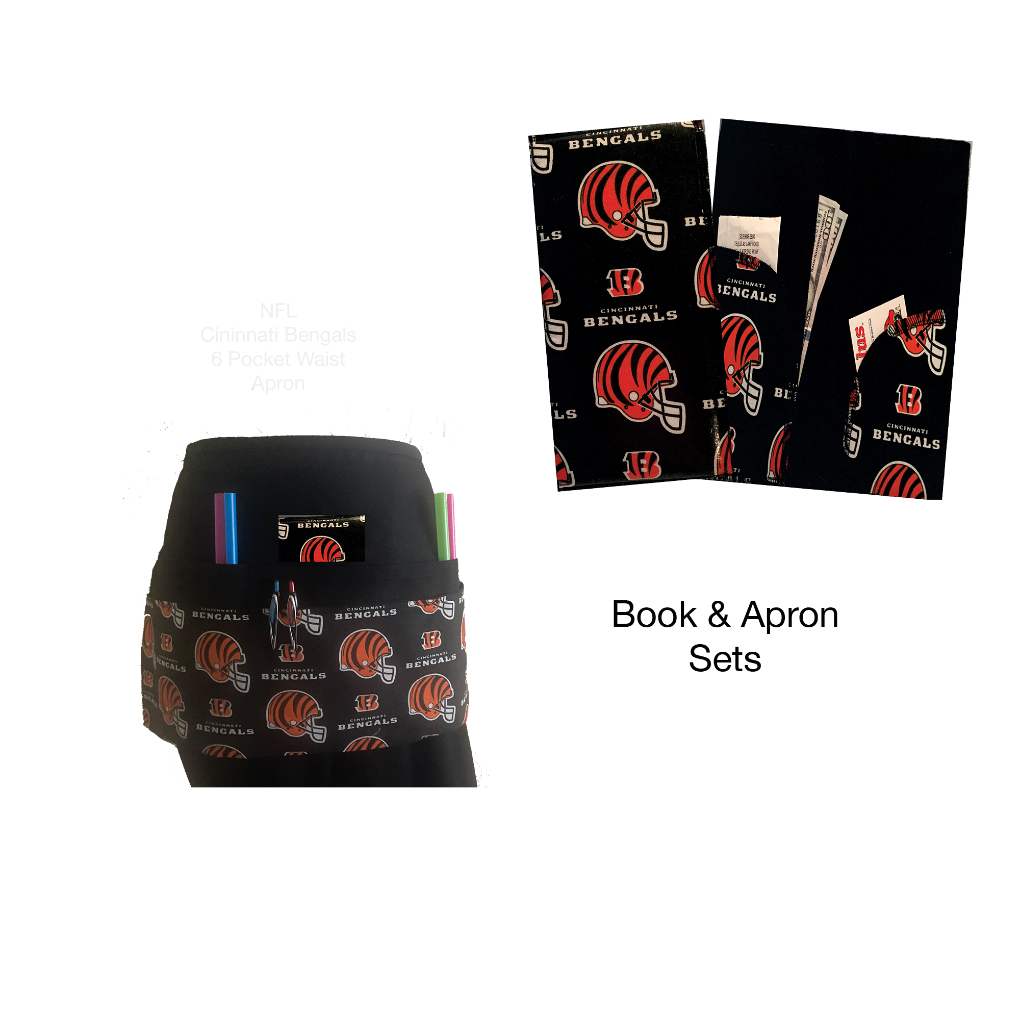 NFL Cincinnati Bengals Book & Apron Set