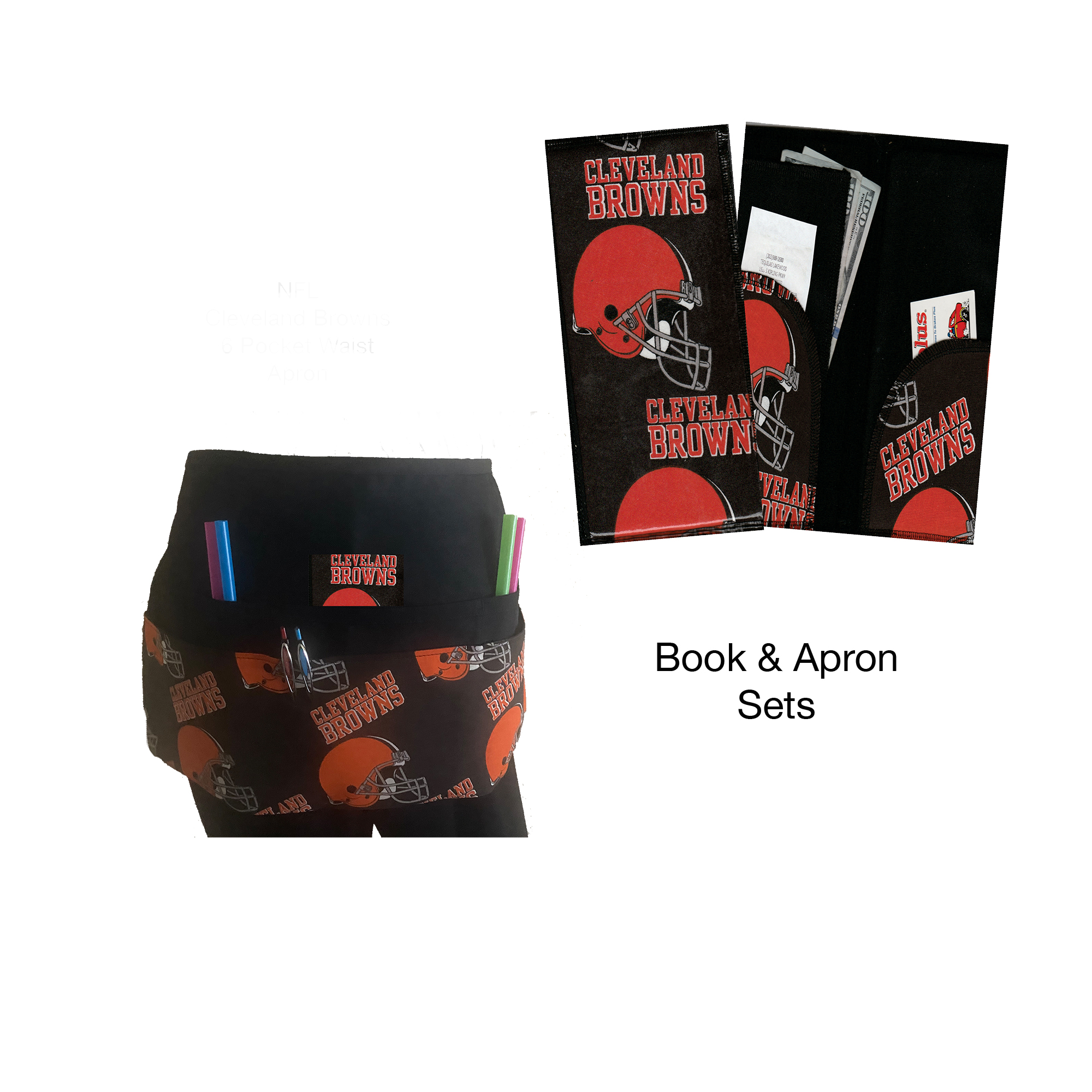 NFL Cleveland Browns Book & Apron Set