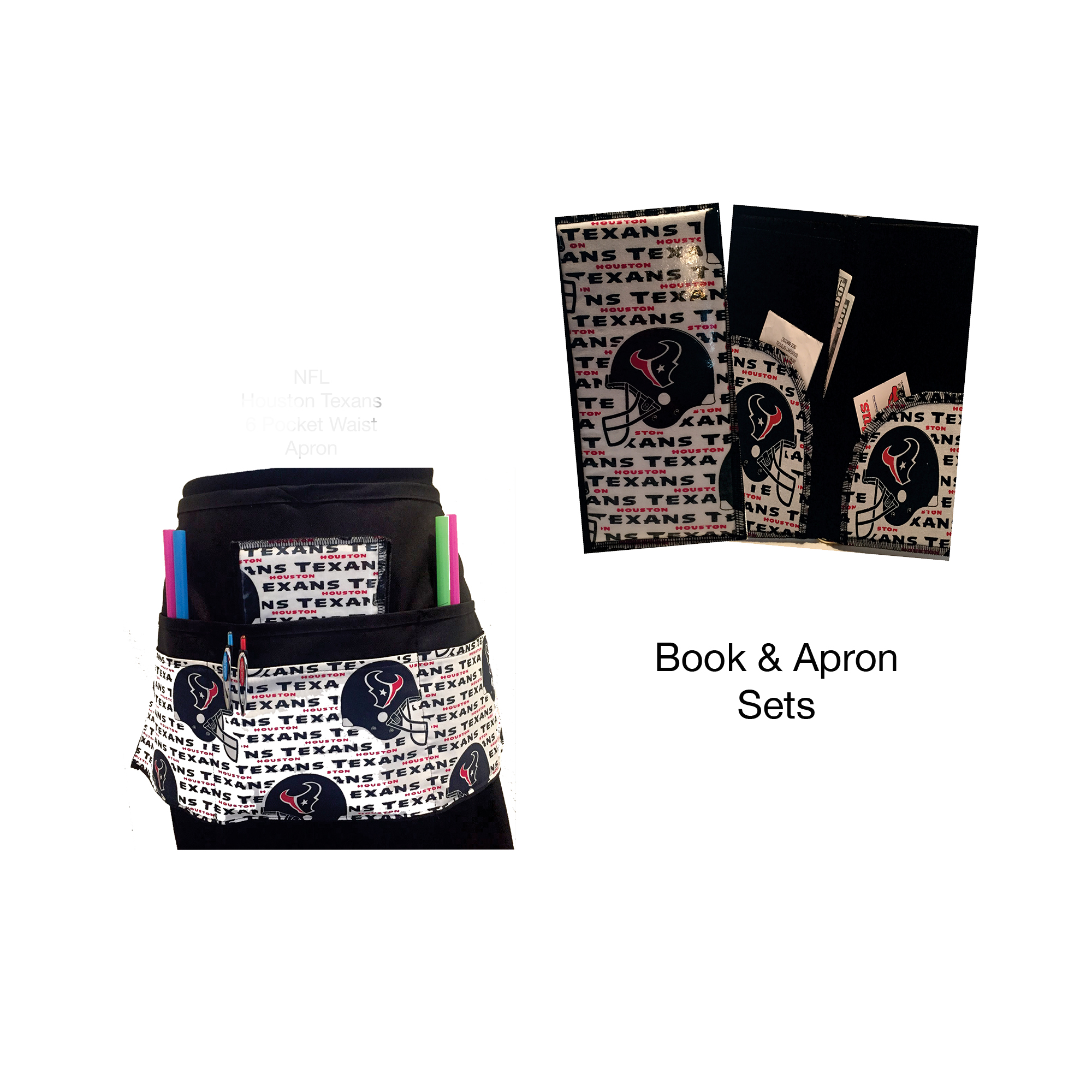 NFL Houston Texans Book & Apron Set