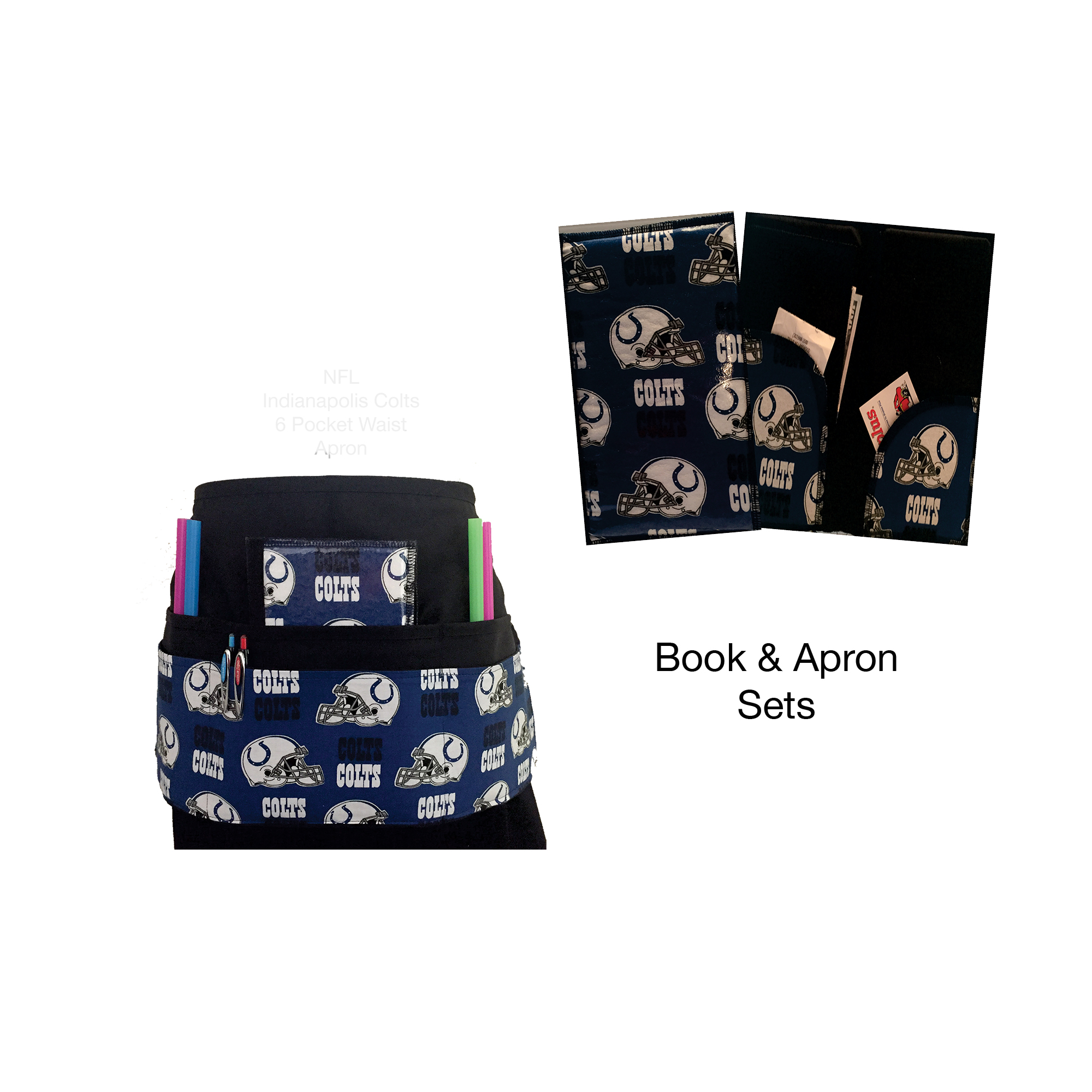 NFL Indianapolis Colts Book & Apron Set