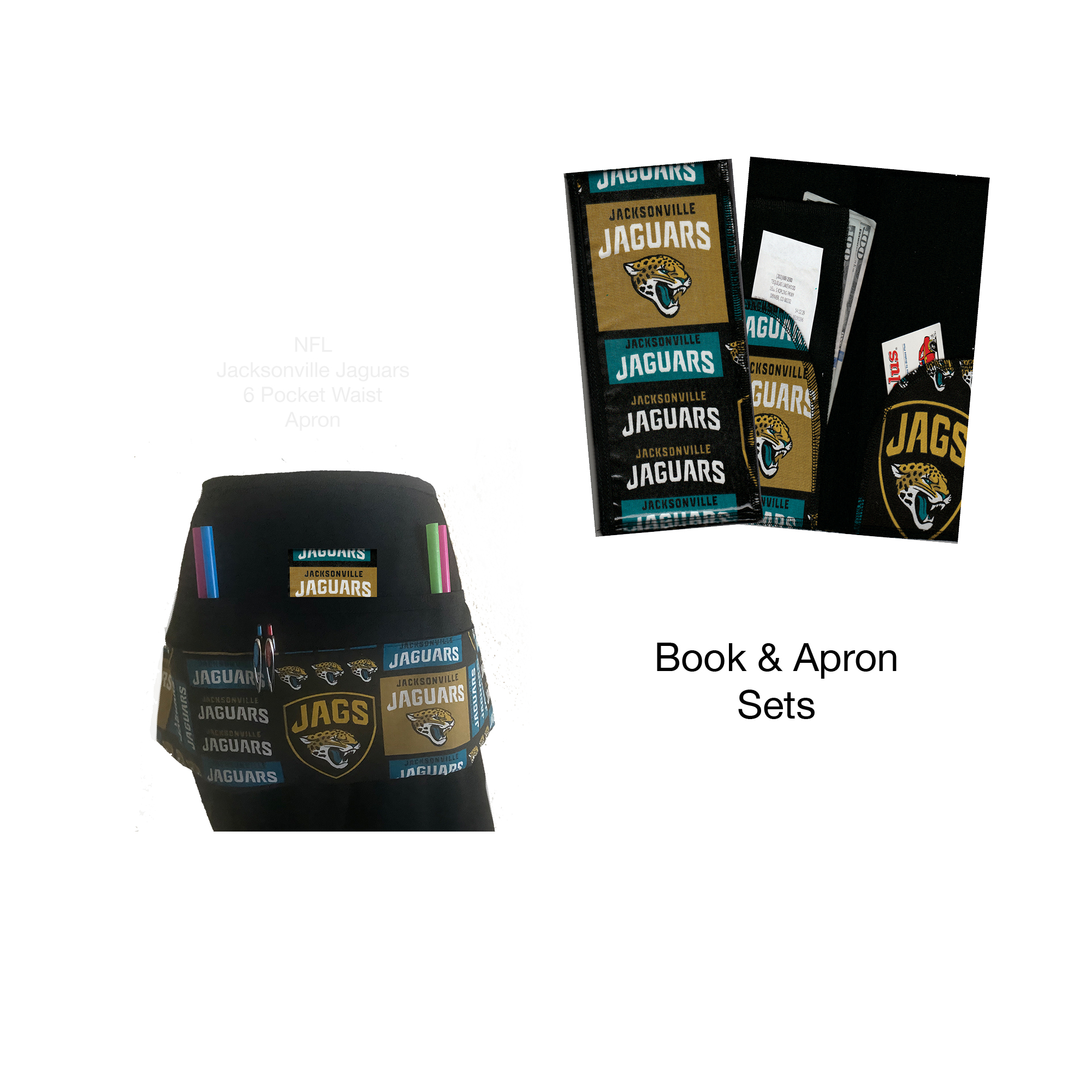 NFL Jacksonville Jaguars Book & Apron Set