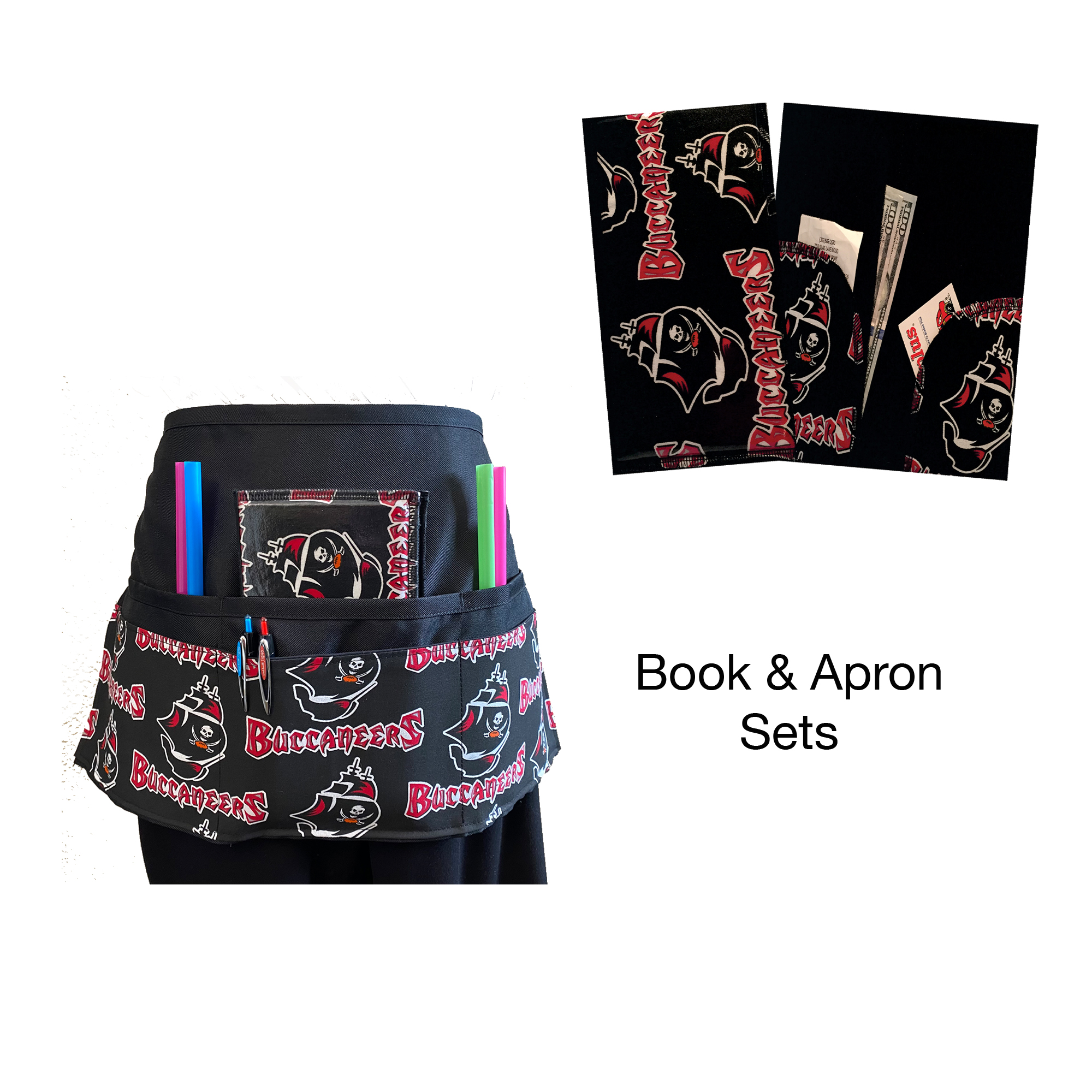 NFL Tampa Bay Black Book & Apron Set