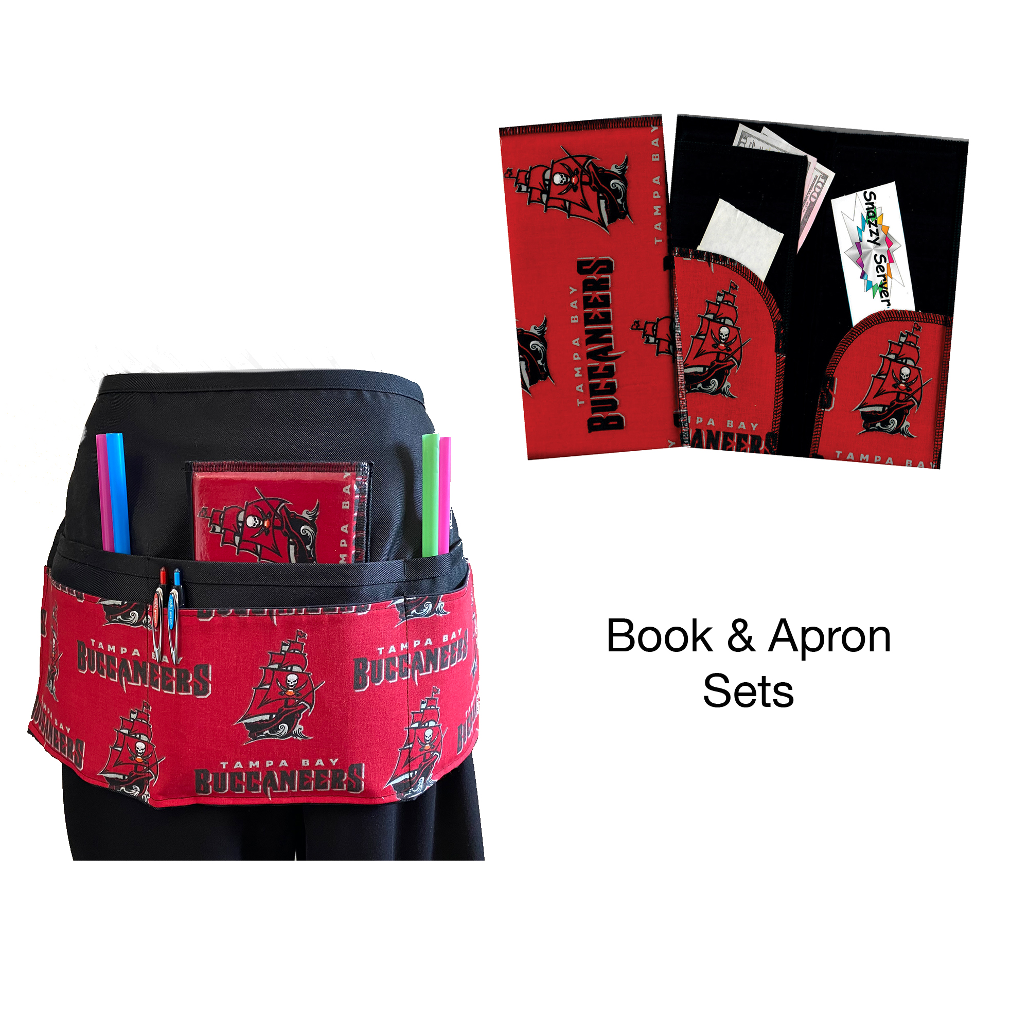 NFL Tampa Bay Red Book & Apron Set