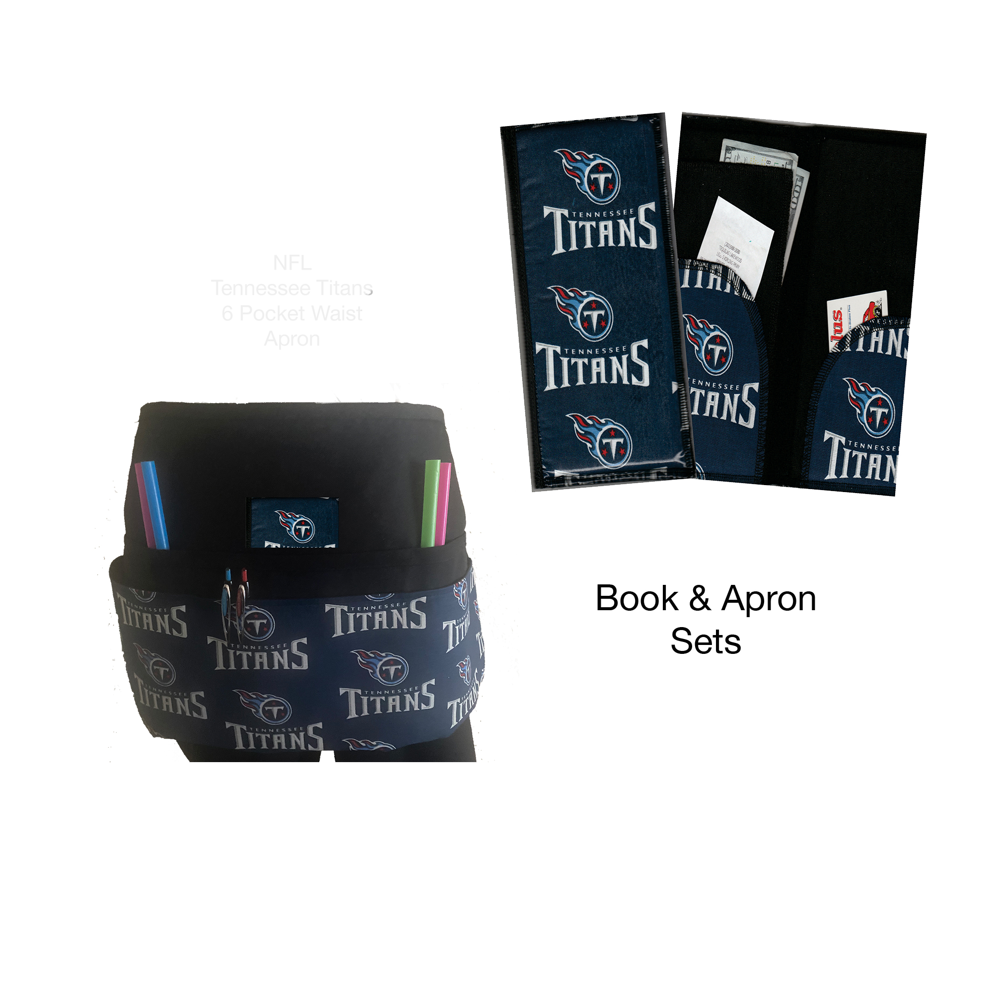 NFL Tennessee Titans Book & Apron Set - Snazzy Server