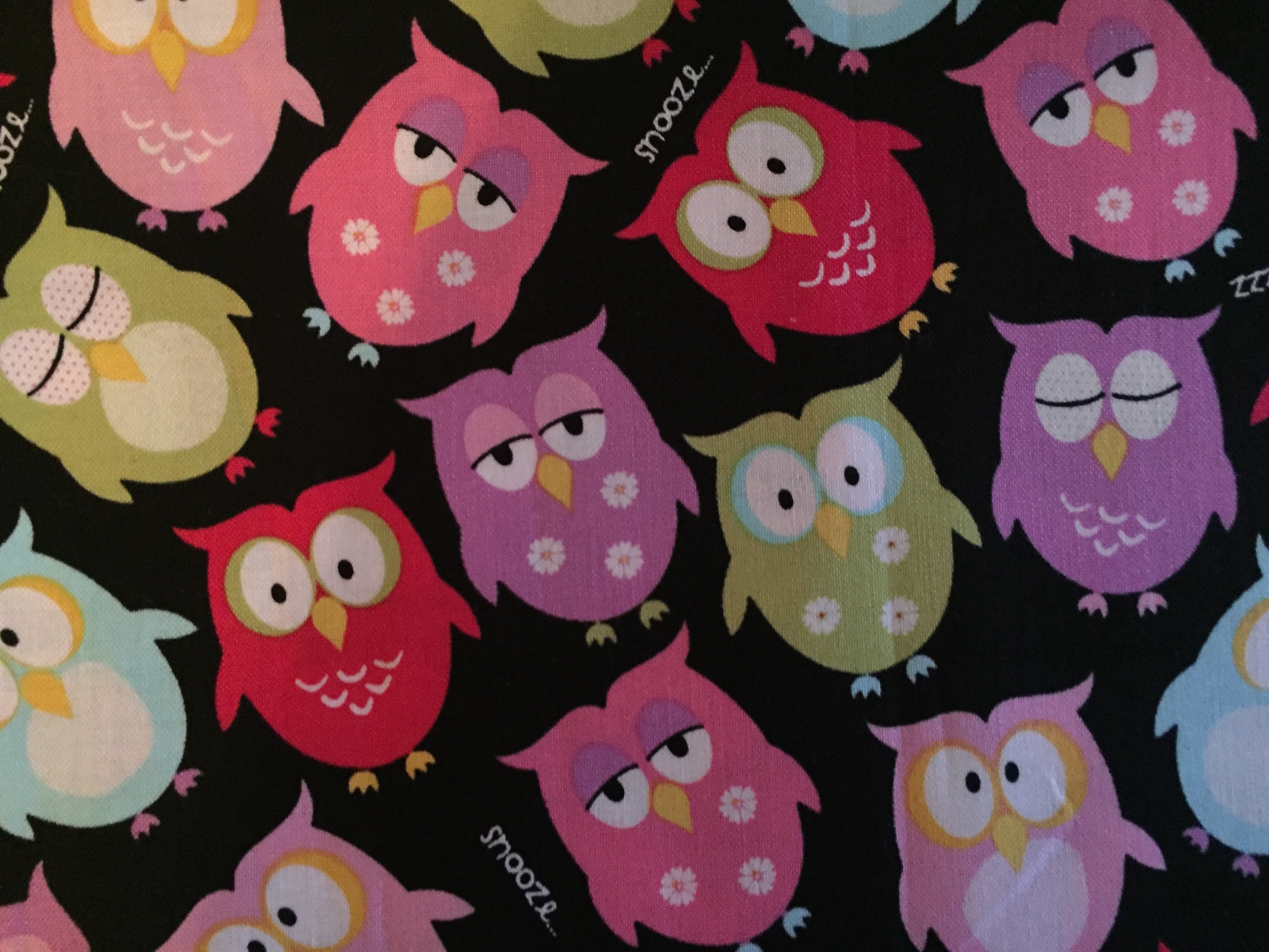 Colored Owls Apron