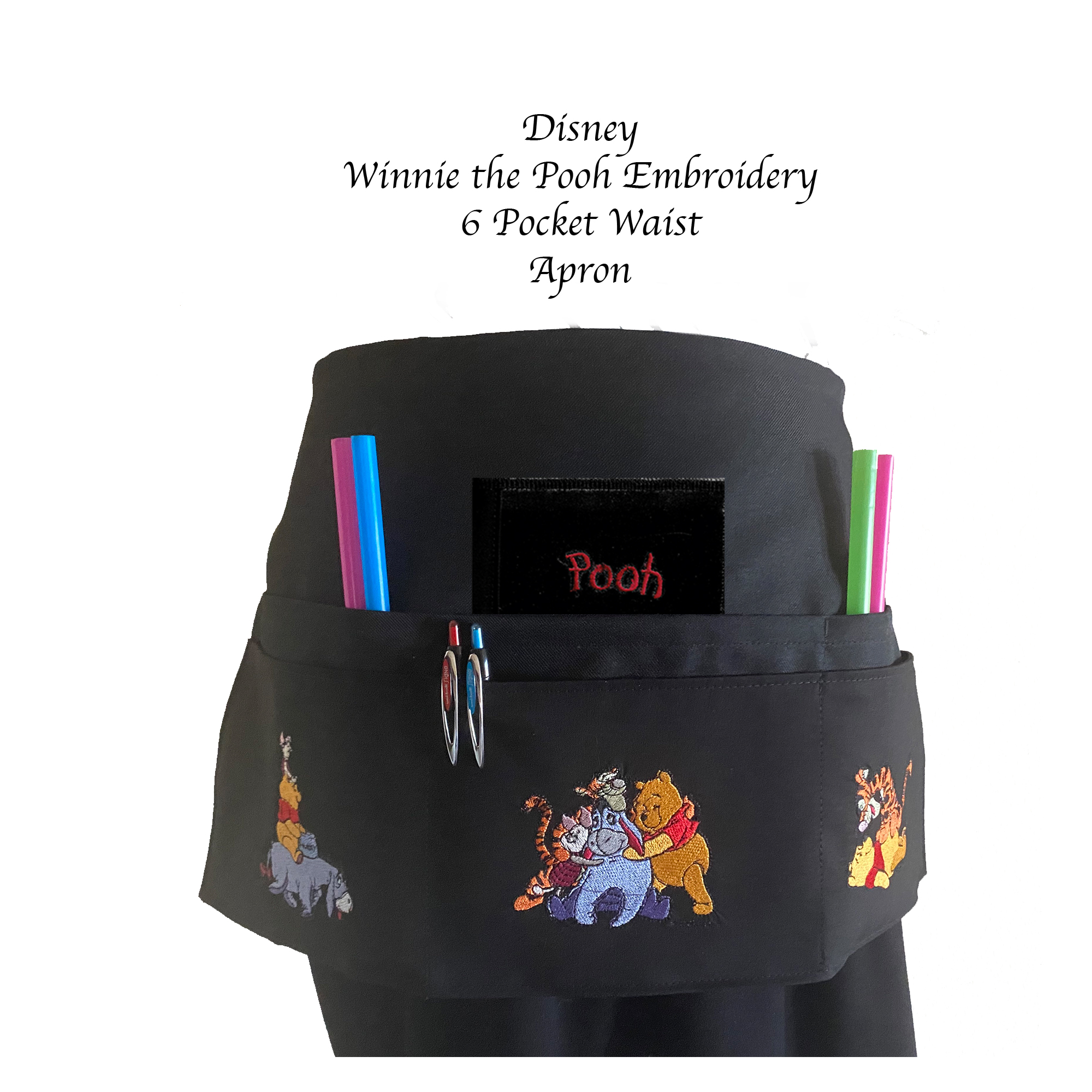 Winnie the Pooh Embroidery Apron