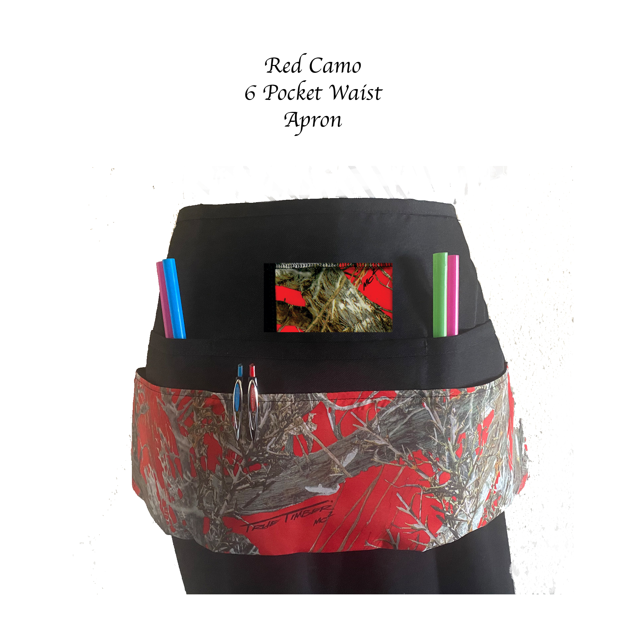 Camo Red Apron