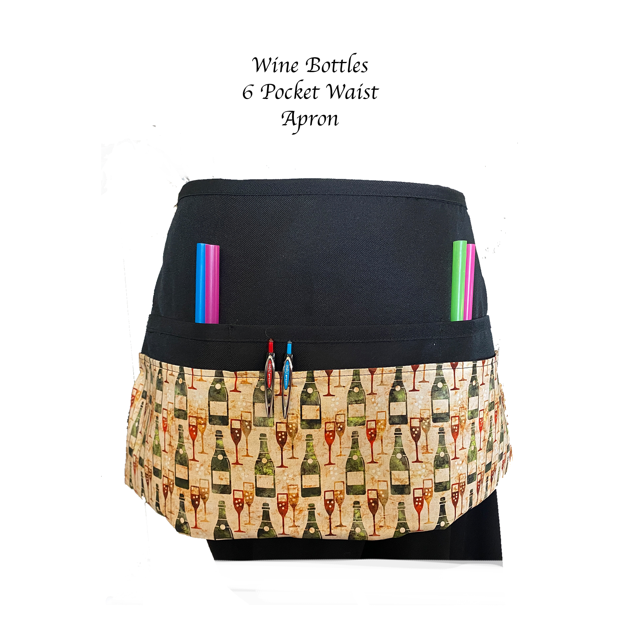 Wine Bottles Apron