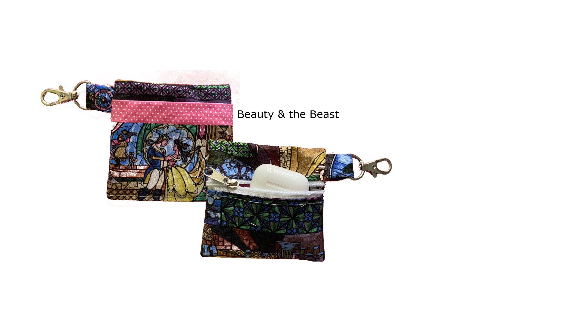 Beauty and the Beast  Keychain Pouch