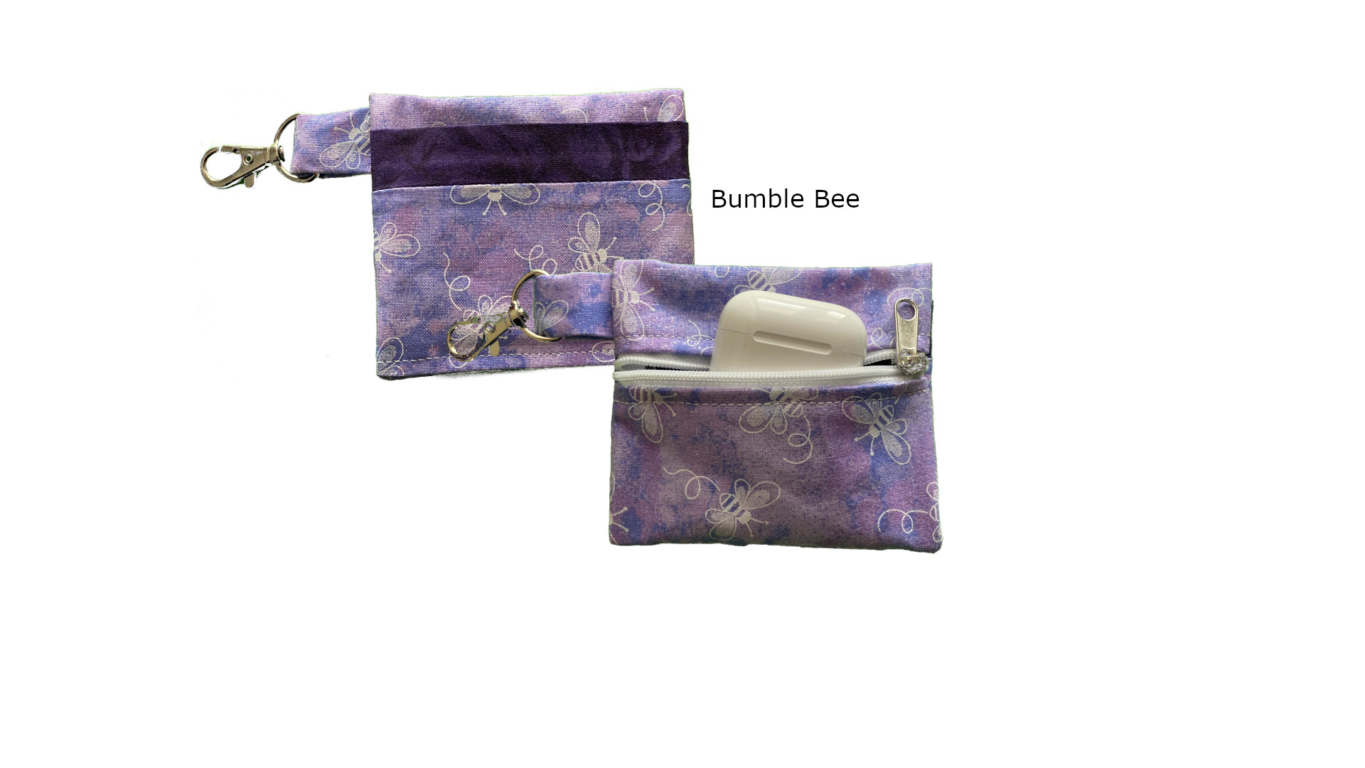 Bumble Bee Keychain Pouch