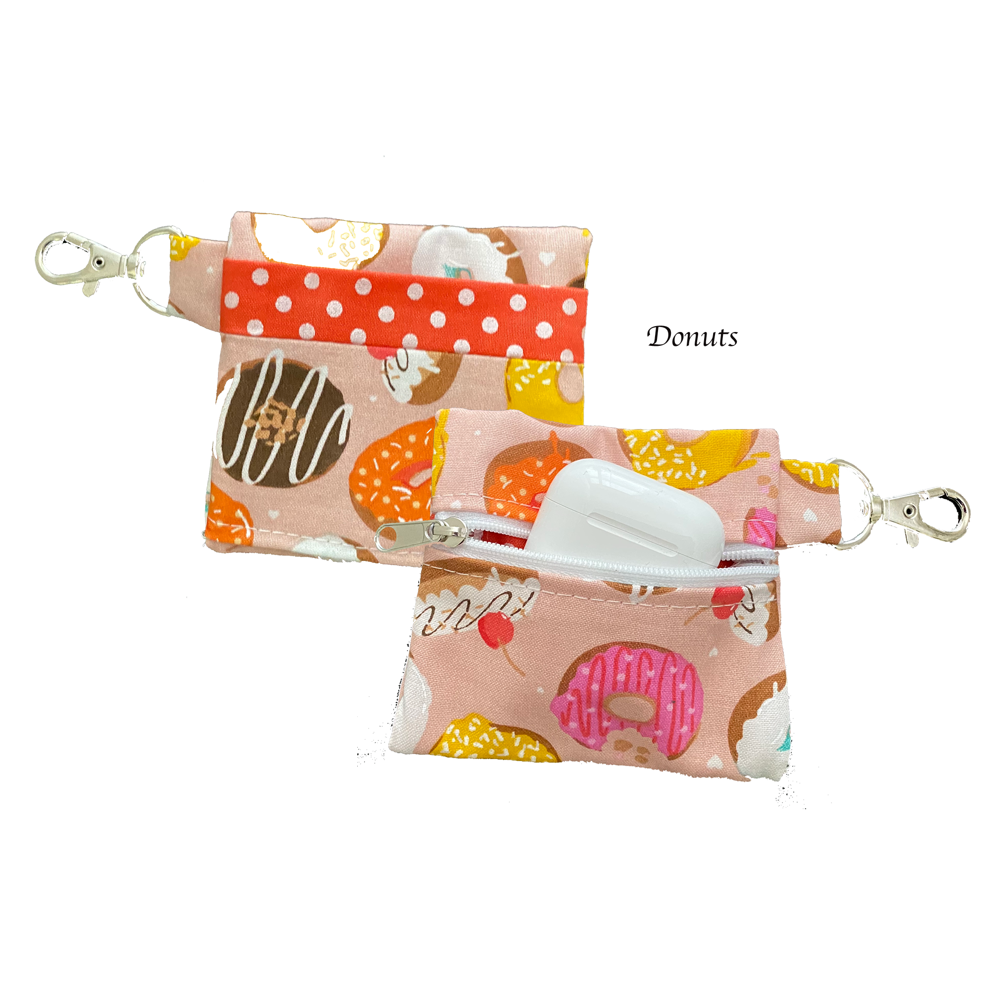 Donuts  Keychain Pouch