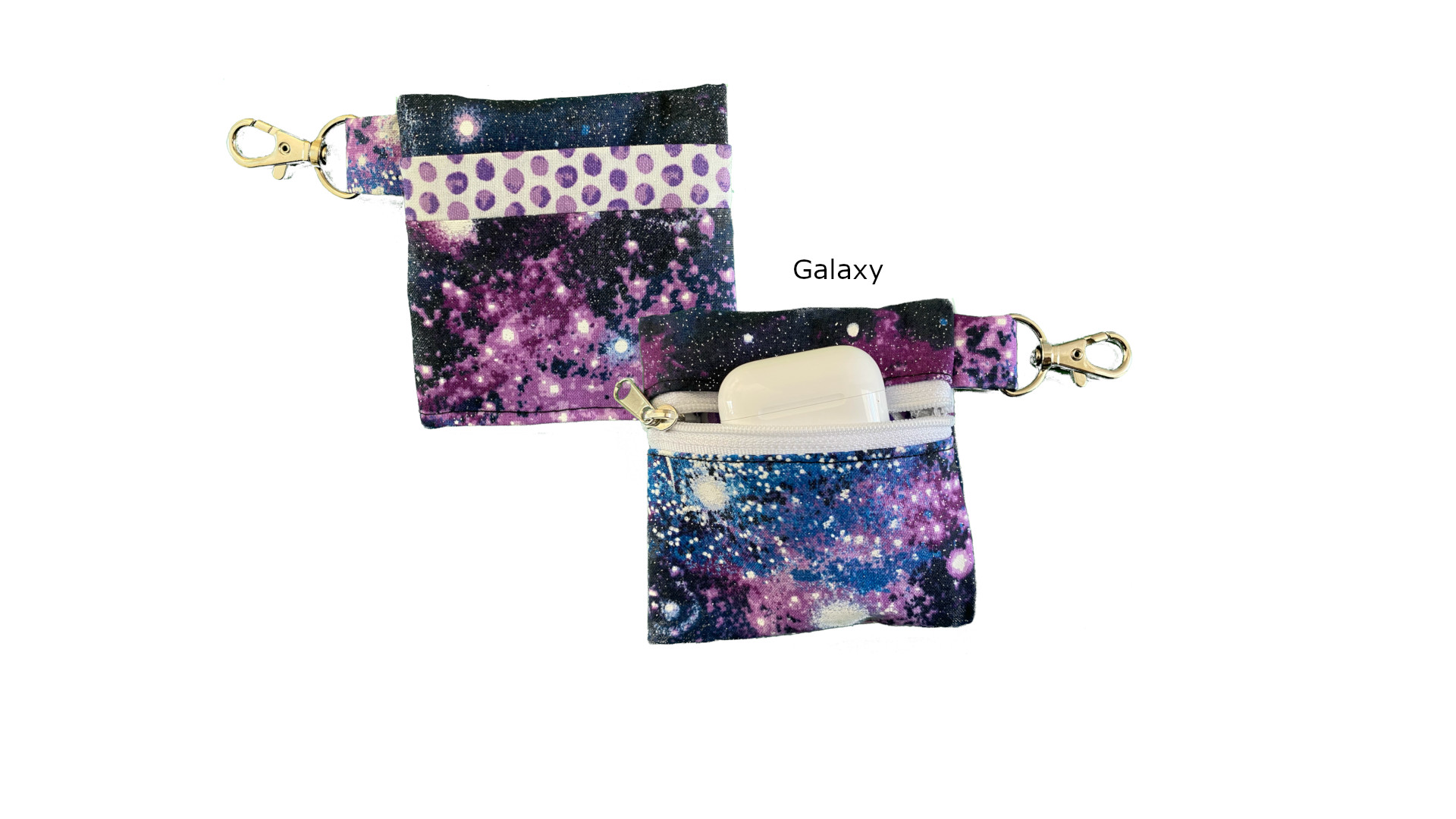 Galaxy Keychain Pouch