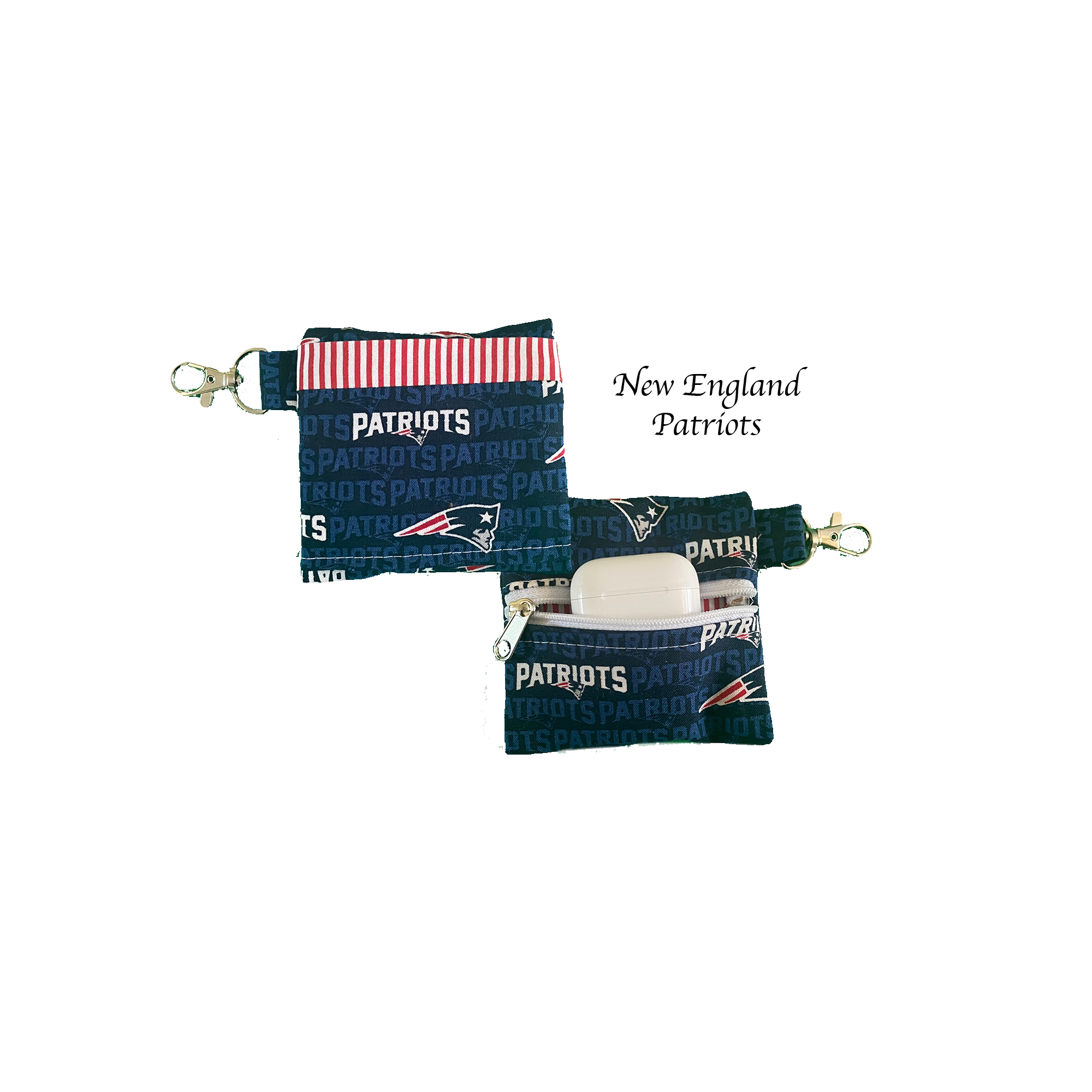 New England Patriots Keychain Pouch