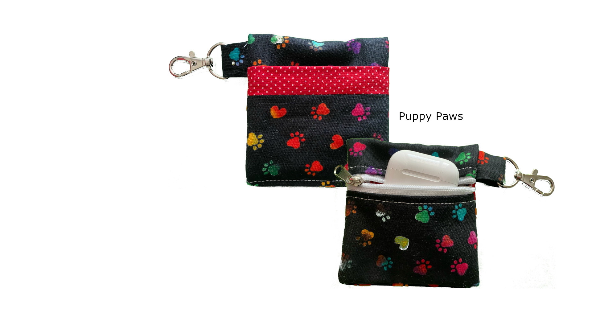 Puppy Paws Keychain Pouch