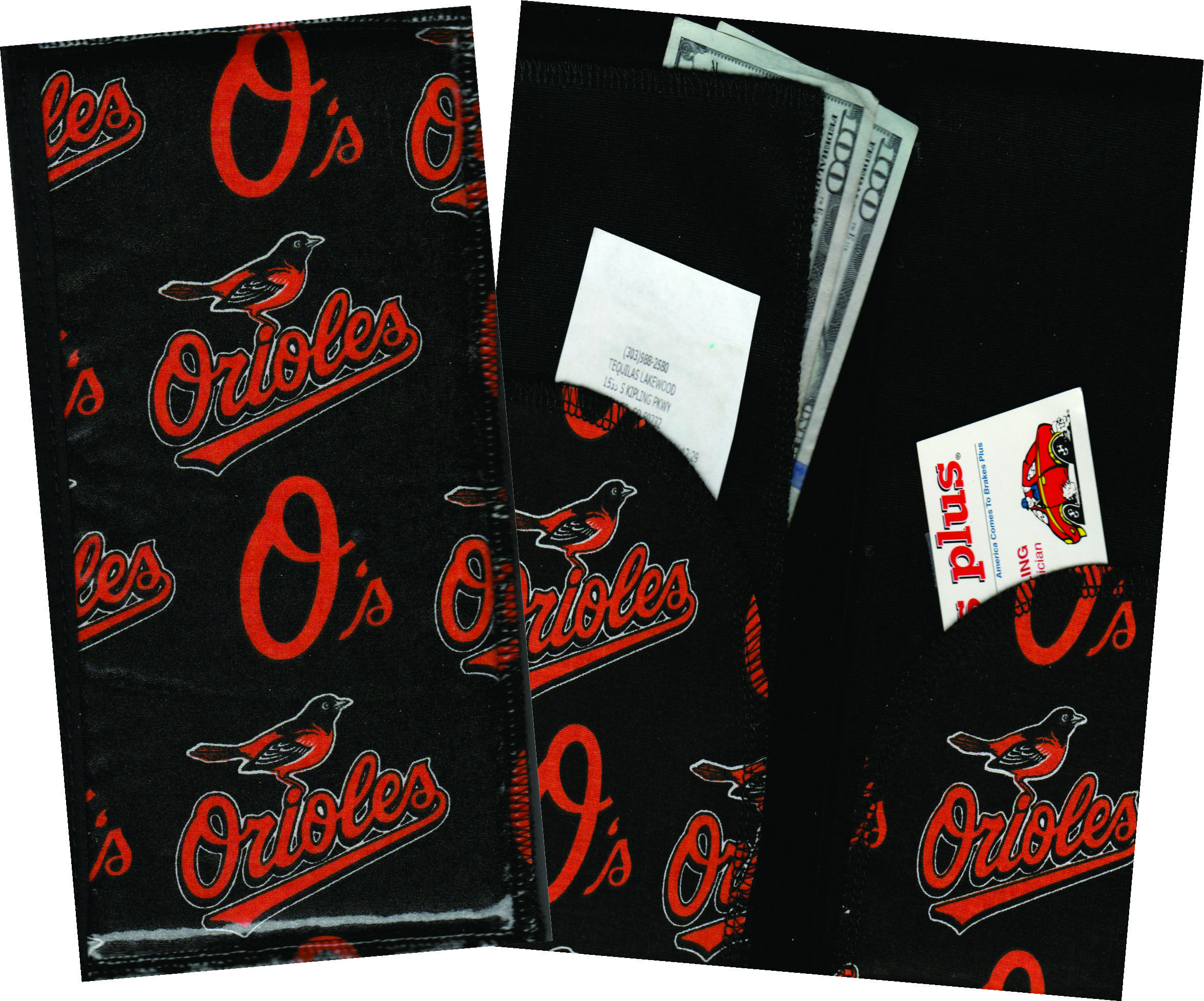 Server Wallet / Book  MLB Baltimore Orioles