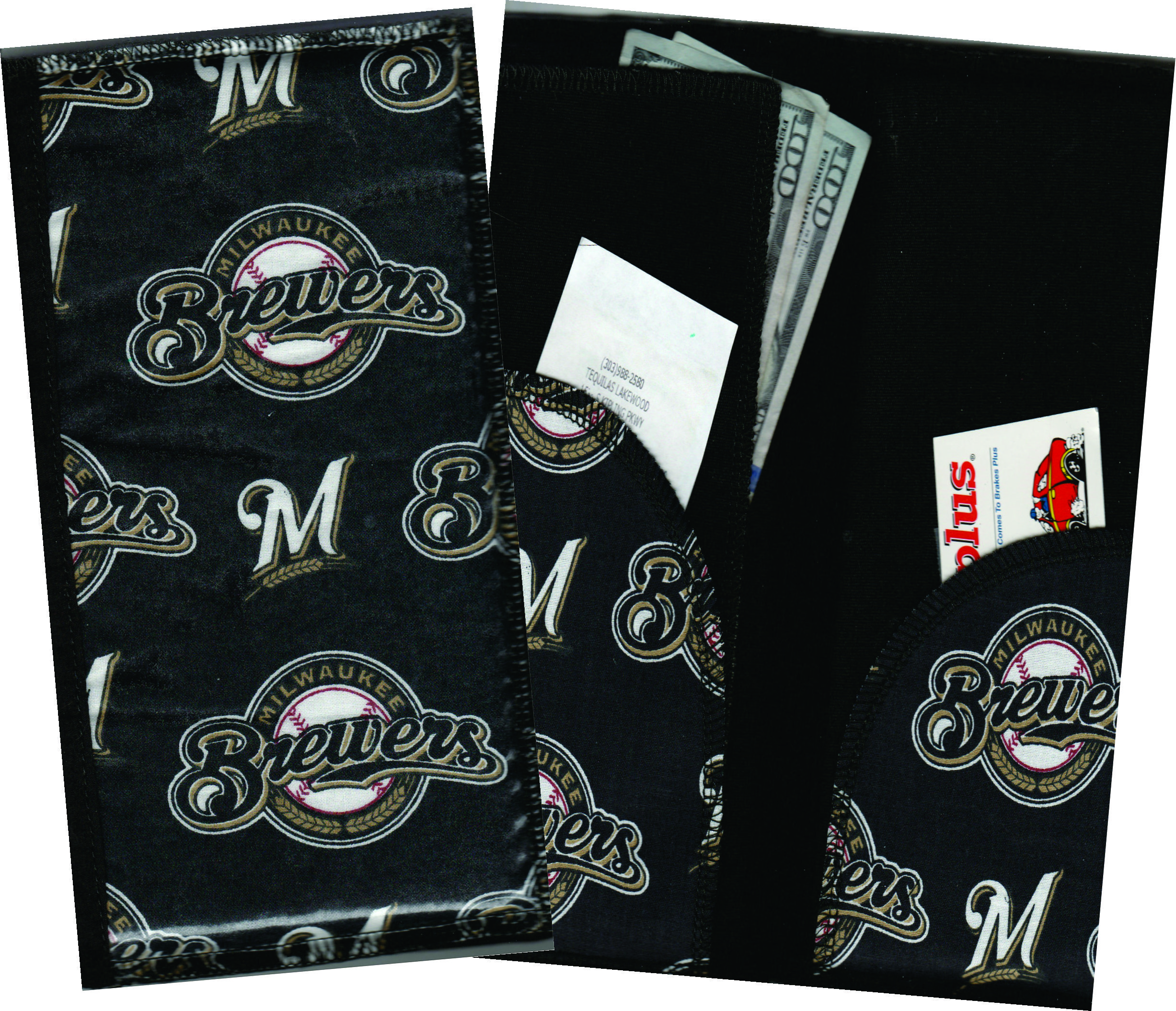 Server Wallet / Book  MLB Milwaukee Brewers